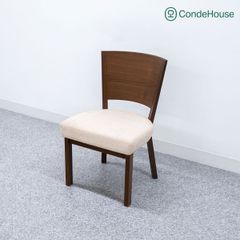 【展示品】CondeHouse カンディハウス ダイニング アームレス チェア ファブリック アイボリー