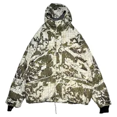 OAKLEY(オークリー) 00's digital camo attack ski jacket デジタル カモ 中綿 スキー ジャケット L ホワイト×カーキ Y2Kのサムネイル