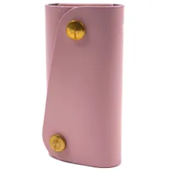 イルビゾンテ キーケース キーリング付 IL BISONTE FIFTY ON SKH115 PV0039 PK170H SKH115-PV0039-PK170H ピンク 裏面牛のロゴあり