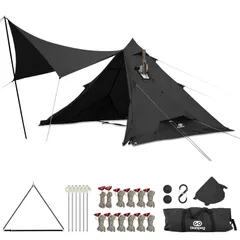 新品未使用】GOGlamping 際し ワンポールテント1人用/ポール