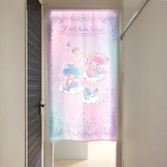 【SIMON BAKER】のれん サンリオ sanrio「リトルツインスターズ オーロラユニコーン」85×丈150cm【日本製】家紋 ジブリ トトロ 千と千尋 目隠し 暖簾 スヌーピー 【匿名配送ネコポス 全国送料無料】