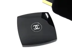 ■新品同様■ CHANEL シャネル ココマーク ミロワールドゥーブルファセット 折り畳み コンパクトミラー 拡大鏡 ブラック系 DJ5417