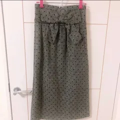 ドットリボンタイトスカート