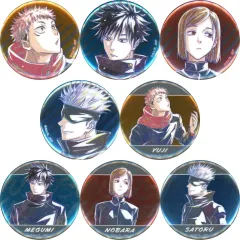 【中古】バッジ・ビンズ 全8種セット 「TVアニメ 呪術廻戦 Ani-Art POP UP SHOP in マルイ トレーディング Ani-Art 第8弾 メタリック缶バッジ」