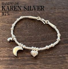 現品限り ブレスレッド  レディース カレンシルバー ハンドメイド エスニック Karen Silver  #21 メキシカンジュエリー