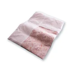 綿100％ ホワイト シングル ネット メッシュ 掛け布団カバー 柄が見える 布団カバー シルフィーズ 150×200cm