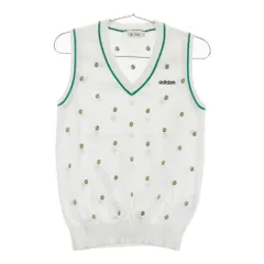 サイズ：M ADIDAS GOLF アディダスゴルフ  ニットベスト キウイ刺繍 総柄 ホワイト系 [240101316144] ゴルフウェア レディース ストスト