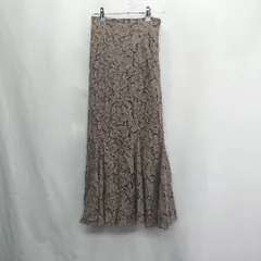 ◇ Θ GRL グレイル 綿混合 ロング マーメイド スカート サイズM ブラウン系 レディース E  【1409240021599】