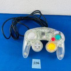 ◇F216【希少 動作OK】ゲームキューブ コントローラ クリアスケルトン カラー NINTENDO ニンテンドー 任天堂 GAMECUBE GC Controller 周辺機器 第6世代 DOL-003