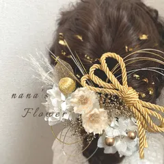 ヘッドドレス White glorious 髪飾り 振袖 袴 成人式 卒業式