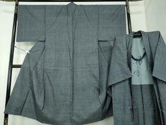 平和屋着物●男性　本場大島紬　アンサンブル　長羽織　120亀甲　総詰め　三越扱い　正絹　逸品　未使用　DAAS3941ps 平和屋着物○男性 本場大島紬 アンサンブル 長羽織 120亀甲 総詰め