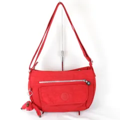 『USED』 キプリング ショルダーバッグ  レッド