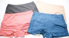大特価まとめ売り! 新品タグ付 【４枚セット ワコール ナチュレクチュール　高級オーガニックコットン１００％ ショーツ Wacoal L 型番：PNC583 カラー：EN/BL/OR/BU】