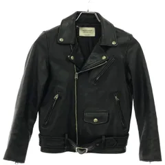 beautiful people ビューティフルピープル SHEEP LEATHER W RIDERS ダブルレザーライダースジャケット 1646402411 ブラック 140