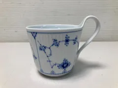 ■中古■ロイヤルコペンハーゲン ブルーフルーテッド プレイン ハイハンドルマグ 中古現状品（1626）【★38-286】