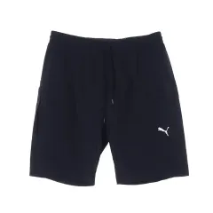 L PUMA(プーマ) ロゴ 黒 カーゴ ハーフパンツ ショートパンツ スウェットパンツ