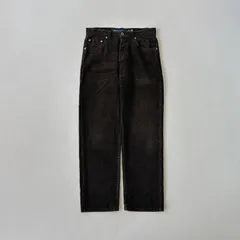 90s リーバイス　シルバータブ　リラックスフィット　コーデュロイパンツ　細畝　ブラウン　R2192