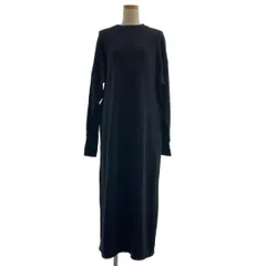 ​SLOBE IENA / スローブイエナ | 2024AW | ウォッシャブルスムース ニットワンピース | F | ブラック | レディース