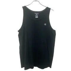 Champion ノースリーブ ロゴ Tシャツ XL ブラック チャンピオン 古着卸 アメリカ仕入 a707-5443のサムネイル
