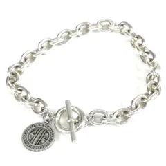 美品 HUF シルバーチェーンブレスレット REGIONAL BRACELET SILVER - HUF Worldwide JP