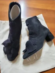 AGL スエード レースアップ アンクル ブーツ