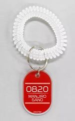 [Used] Keychain - Manjiro Sano - "Tokyo Revengers x Gokurakuyu/RAKU SPA Relax Gokuraku Joto! 2nd Trading Locker Key Style Keychain"