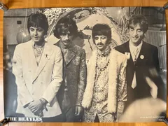 ヴィンテージ 60's ビートルズ 便箋 額装 フレーム ポスター 60年代 1960's ”The Beatles” 額入りポスター - アンティーク