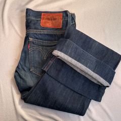 送料無料★即決★ Levi's フレアデニム 28 日本製 100%綿 デニム 色落ち加工 カジュアル ウエスタン ヴィンテージ アメカジ リーバイス