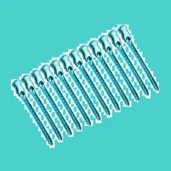 強力 髪留め 美容師用 前髪ヘアピン ヘアクリップ ダッカール (ブルー) 12点セット