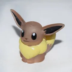 イーブイ クリアver 茶色薄め 指人形 ポケモンキッズ ソフビ人形 ポケモン