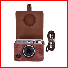 ケース evo チェキ フィルム チェキ チェキケース instax mini mini EVOカメラケース ケース、instax instax mini チェキフィルム Evoケース ショルダーストラップ付きボタン操作でき kinokoo PUレザー(コーヒ