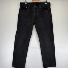 古着 リーバイス Levi's デニムパンツ 505 ストレート ジーンズ ジーパン 5ポケット 長ズボン 大きいサイズ w38 L32  ブラック メンズ
