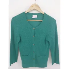 ◇ SENSE OF PLACE by URBAN RESEARCH 長袖 ニット カーディガン グリーン レディース  【中古】 【1203080000406】