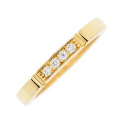 Cartier カルティエ マイヨンパンテール 4P・ダイヤモンド リング・指輪/K18YG/750-3.6g/7号/#47/イエローゴールド/プレゼント【♀】【N】【レディース】★■556823【中古】