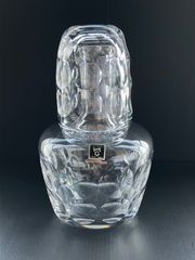 カガミクリスタル 冠水瓶 クリスタル グラス&瓶 2点セット