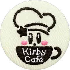 【中古】バッジ・ピンズ(キャラクター) カフェロゴ(ホワイト) 「星のカービィ カービィカフェ 2018 刺繍バッジコレクション」
