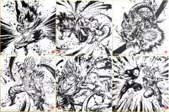 【中古】紙製品(キャラクター) 全6種セット 色紙 色コレ 「一番くじ ドラゴンボール～超戦士バトル列伝～」 H賞