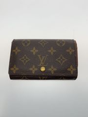 LOUIS VUITTON ポルト・モネ・ビエトレゾール_モノグラム_BRW PVC ブラウン メンズ - メルカリ