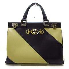 GUCCI(グッチ) ハンドバッグ ズゥミ 564714 黒×ベージュ レザー