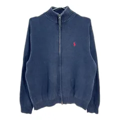 90年代 Polo by Ralph Lauren ポロ ラルフローレン セーター ネイビー (メンズ) 中古 古着 R1606