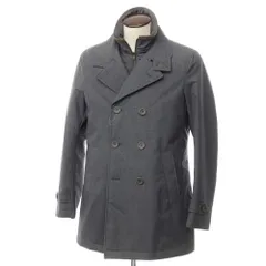 【中古】ヘルノ Herno 2WAY ポリエステルレーヨン 中綿 ダブルブレストコート グレー【サイズ50】【メンズ】のサムネイル