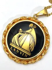 ランバン　リモージュ　ヴィンテージ　ネックレス　チェーン社外品　18701112