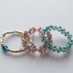 ビーズリングセット