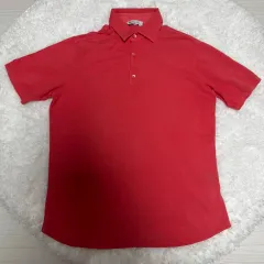【美品】【Loro Piana】ロロピアーナ　ポロシャツ　ゴルフ　半袖　赤 2026年最新】Loro Piana メンズ Tシャツの人気アイテム - メルカリ
