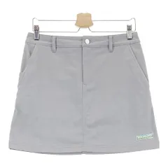 サイズ：2 NEW BALANCE GOLF ニューバランス  裏起毛 ストレッチスカート  グレー系 [240101348159]# ゴルフウェア レディース ストスト