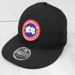 S018)NEW ERA×CANADA GOOSE コラボキャップ ブラック