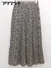 ◇ PAGEBOY ページボーイ ALICIA アニマル柄 ロング ギャザー スカート サイズF ベージュ ブラック系 レディース  【中古】 【1106280002143】のサムネイル