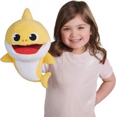 BS ソングパペット　ベイビーシャーク　Baby Shark　イエロー　英語　知育玩具