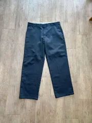 vtg DICKIES(ディッキーズ) ダブルニー グレー 40