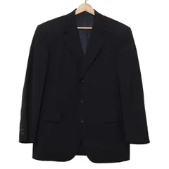 BARNEYSNEWYORK(バーニーズ) ジャケット サイズ46R メンズ美品  - ネイビー 長袖/肩パッド/秋/冬/Ermenegildo Zegna